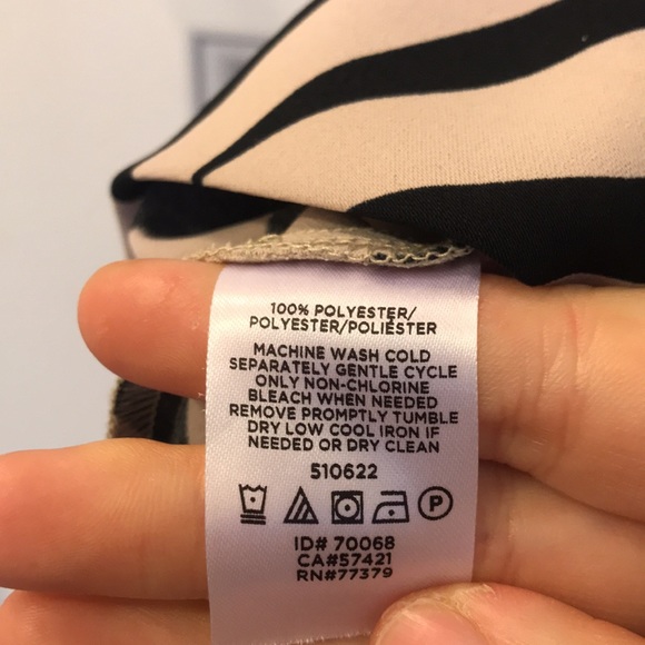 Ann Taylor zebra print shift mini dress - Picture 6 of 9